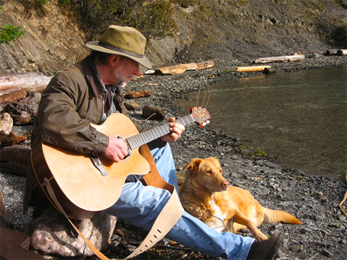 raw music peter with his dog image